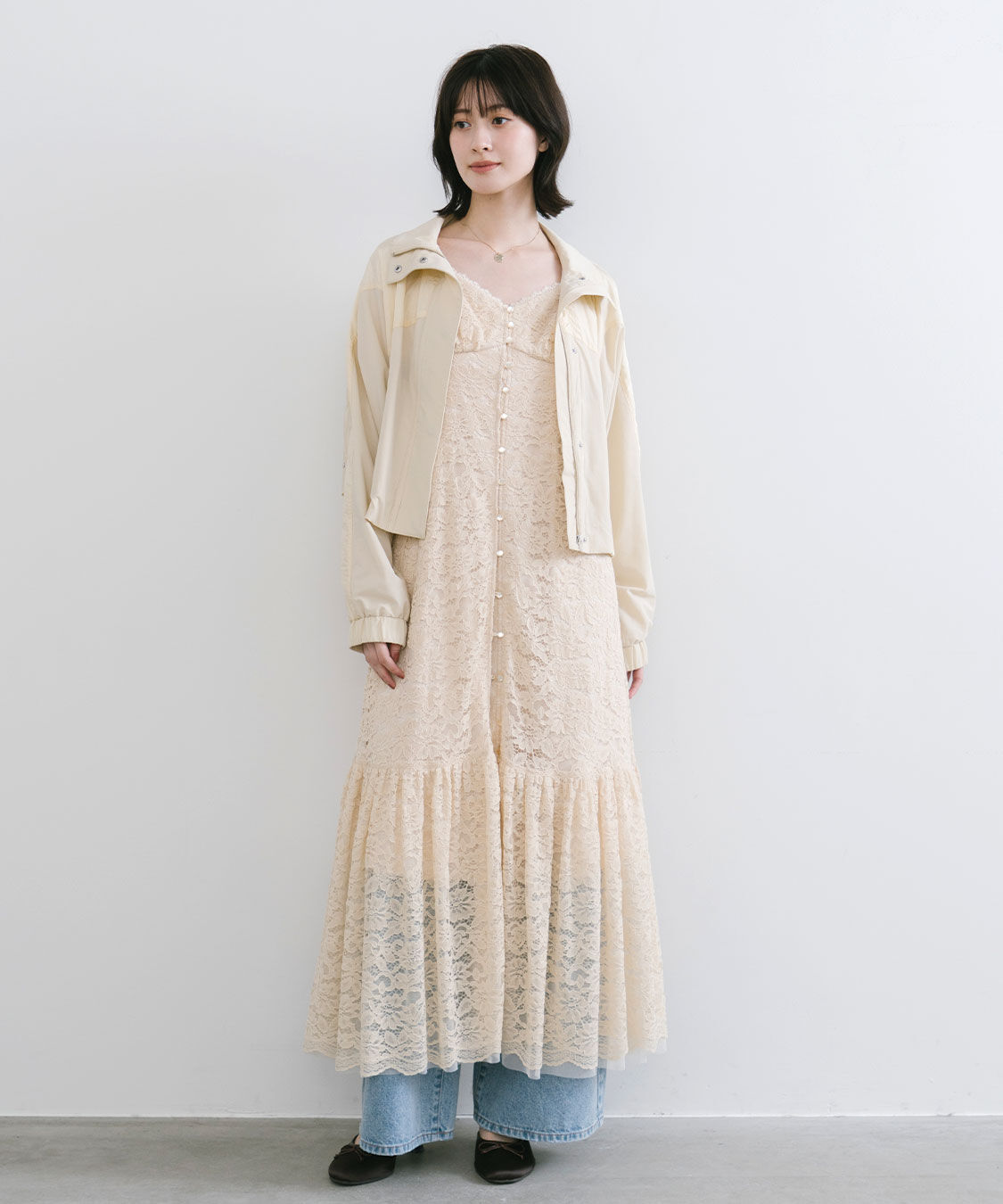 COCO DEAL「レースキャミワンピース」|ワンピース|