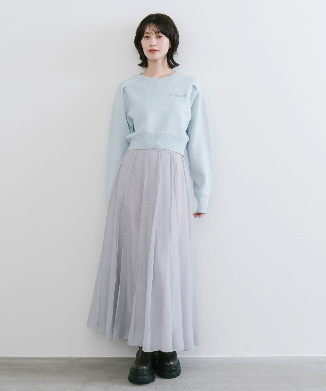 COCO DEAL「スウェットライクロゴニット」|ニット・セーター|