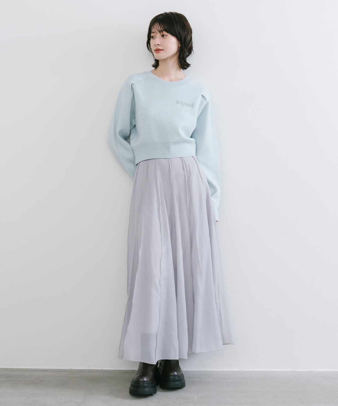 COCO DEAL「スウェットライクロゴニット」|ニット・セーター|