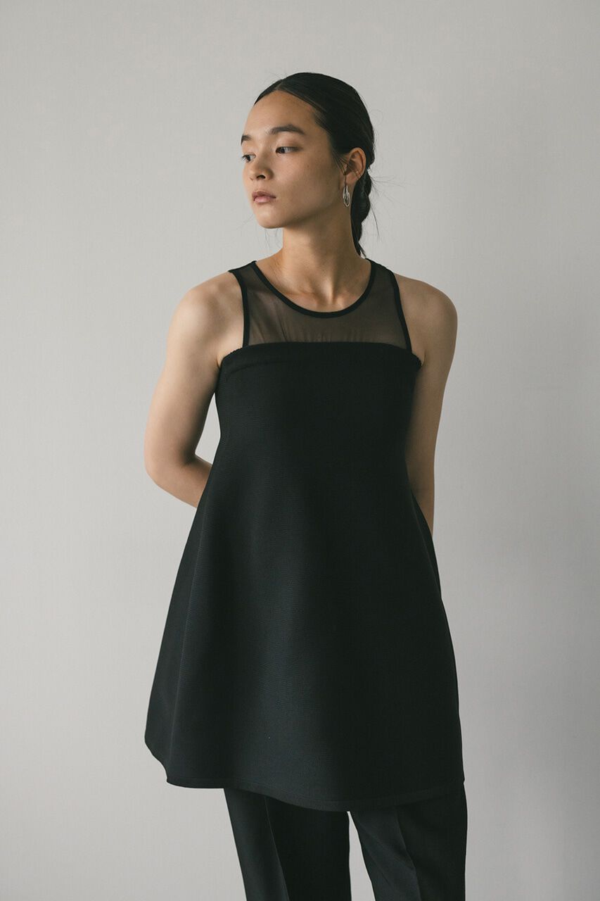 STYLEMIXER「フォルムチュニックベアトップ」|チューブトップ|BLK