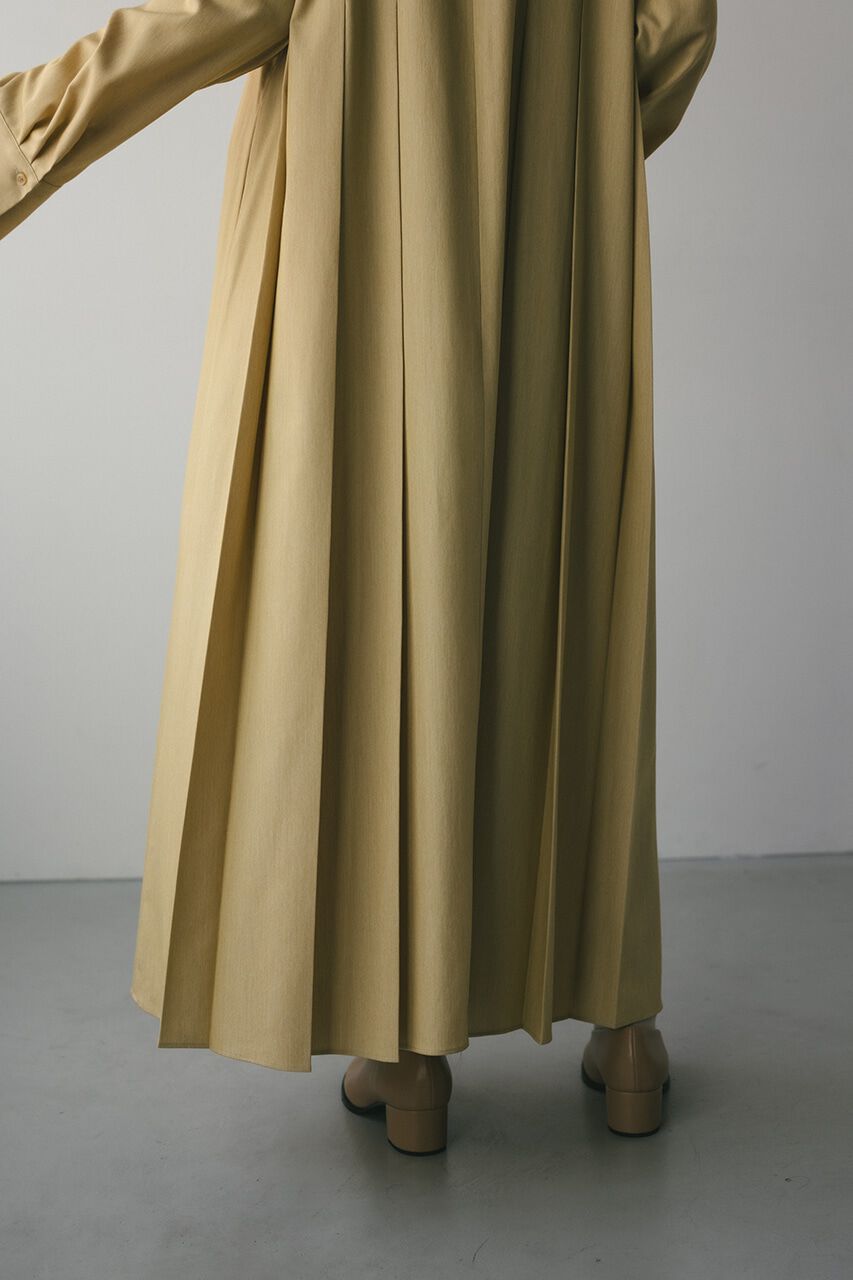 STYLEMIXER「ワイドプリーツシャツワンピース」|ワンピース|