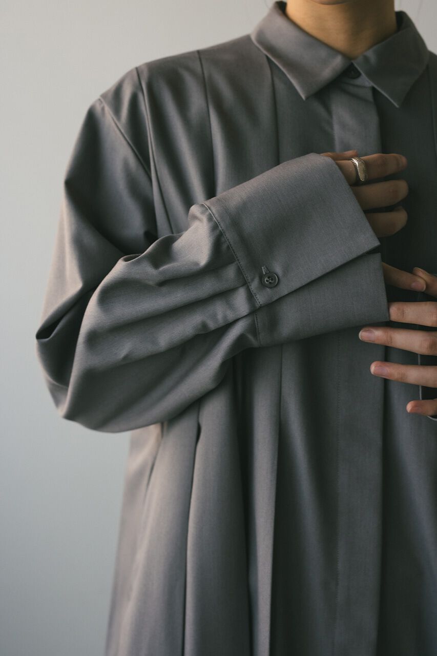 STYLEMIXER「ワイドプリーツシャツワンピース」|ワンピース|