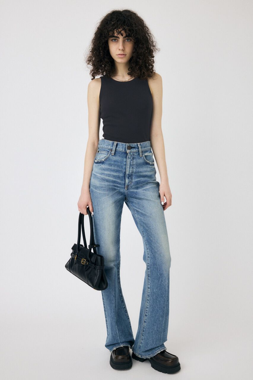MOUSSY「BASIC RIB タンクトップ」|タンクトップ|