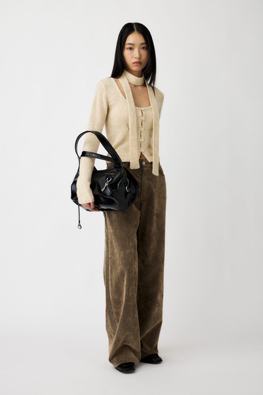 MOUSSY「MIX YARN KNIT トップス」|ニット・セーター|