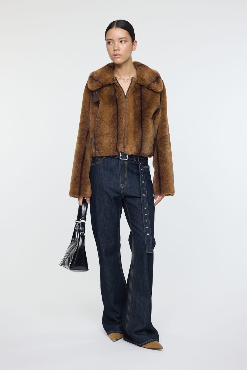 MOUSSY「REVER FAUX ファーコート」|ブルゾン・スタジャン|