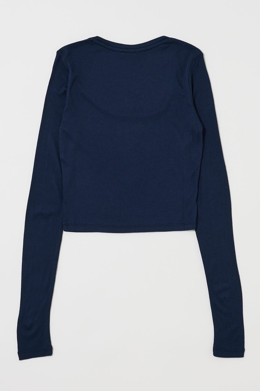 MOUSSY「SCOOP NECK ロングスリーブ TEE」|Tシャツ・カットソー|