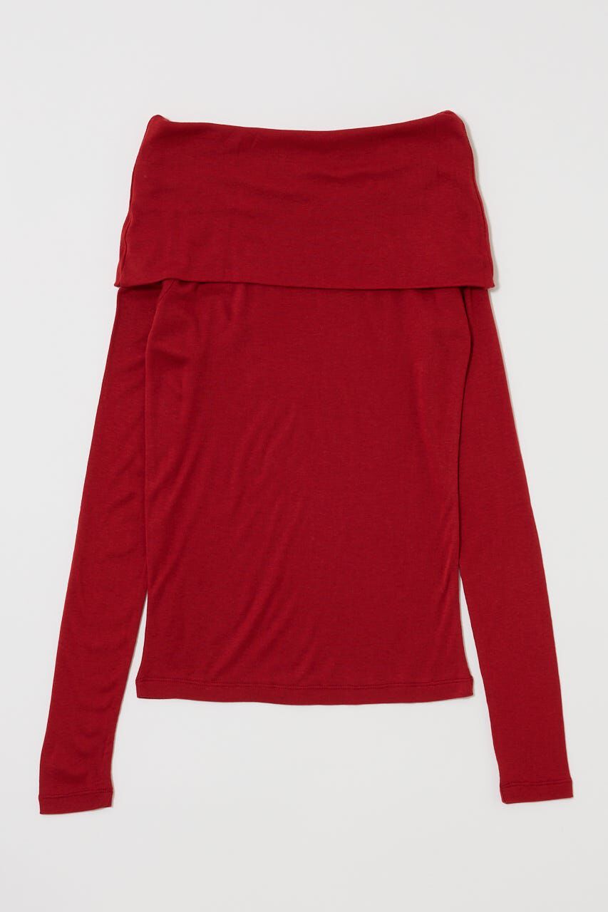 MOUSSY「OFF SHOULDER カットトップス」|その他|