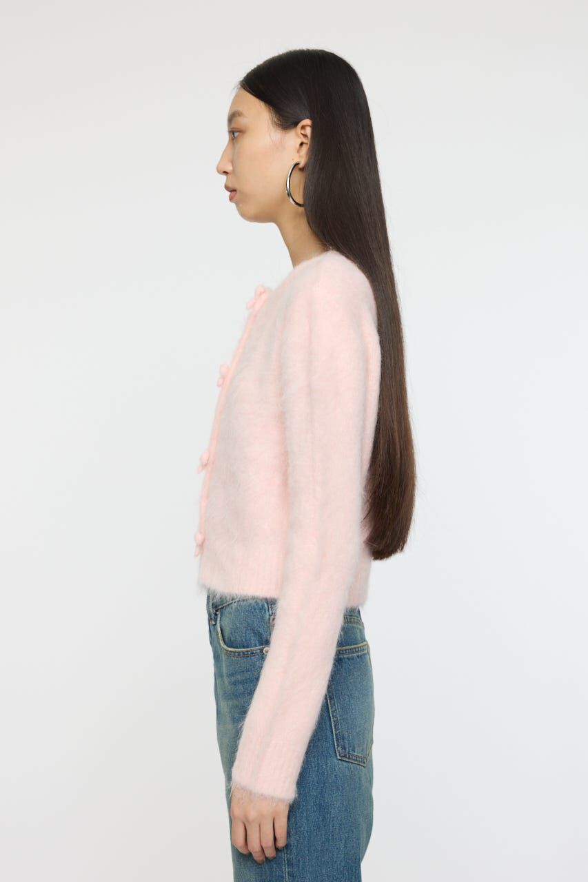 MOUSSY「FRONT RIBBON カーディガン」|ニット・セーター|