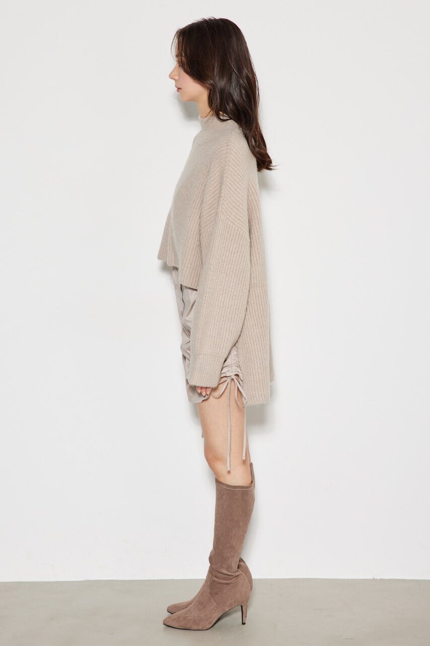 rienda「シャツコンビメニーWAY Knit OP」|ワンピース|