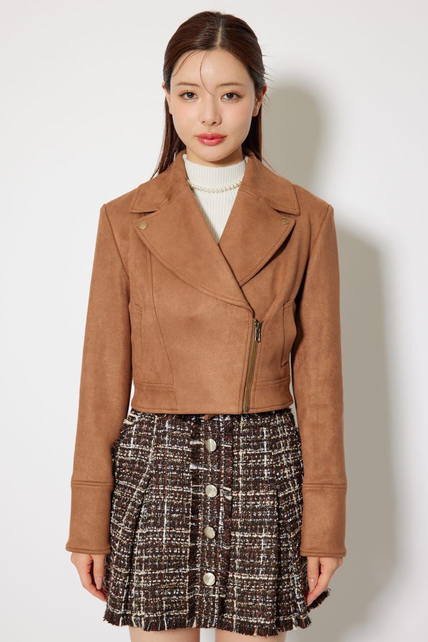 rienda「25AWフェイクスエードライダースジャケット」|その他|