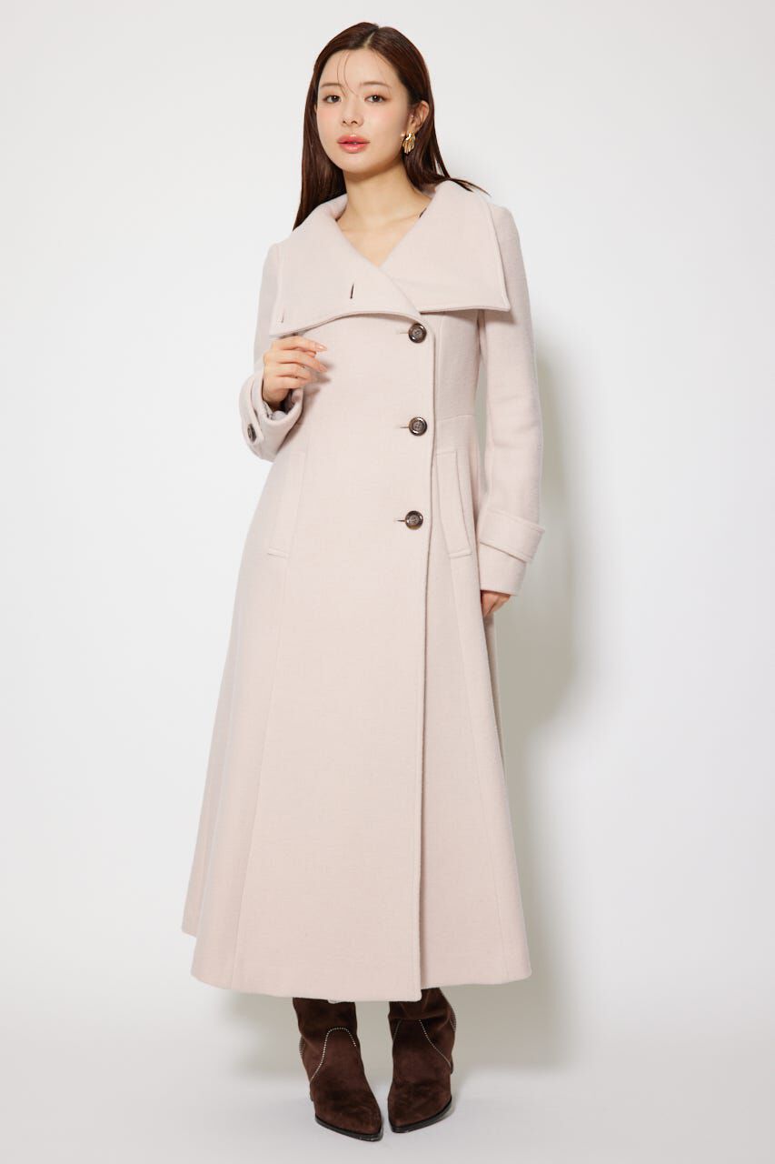 rienda「25オーバーネックシンデレララインコート」|その他|