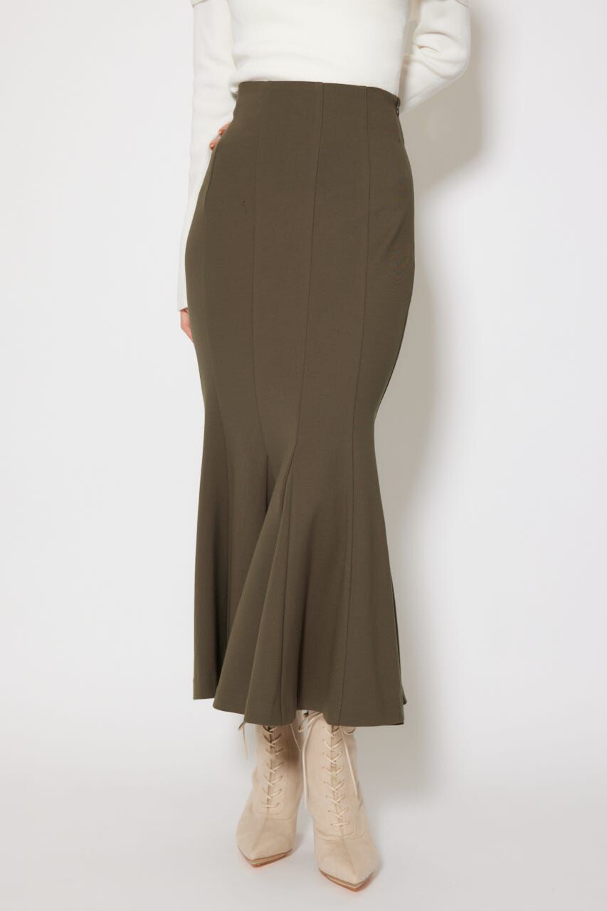 rienda「バックレースアップデザインマーメイドスカート」|スカート|BRN