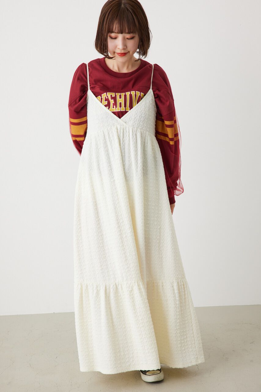 RODEO CROWNS「膨れジャガードキャミワンピース」|ワンピース|