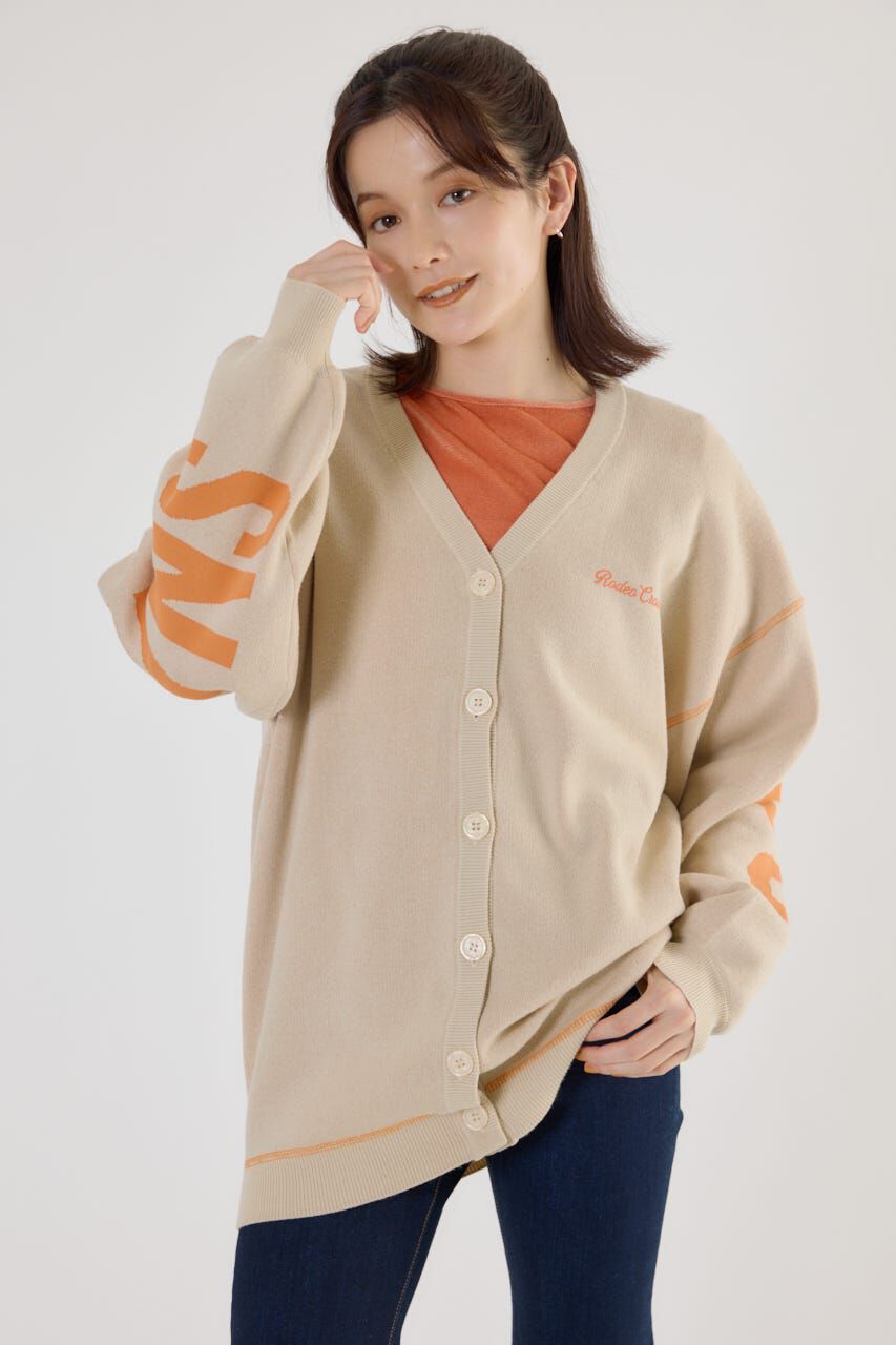 RODEO CROWNS「スウェットライクロゴカーディガン」|カーディガン|