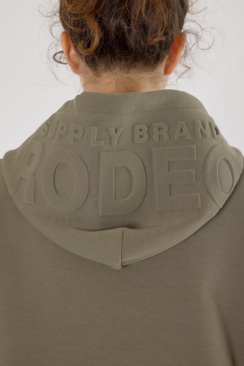 RODEO CROWNS「エンボスBIG ZIPパーカー」|パーカー|