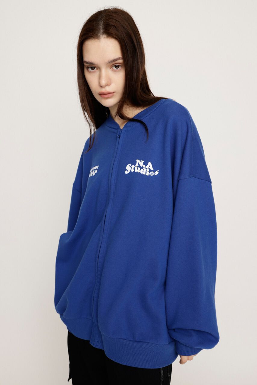 SLY「W FRONT LOGO ZIP UP スウェット」|Tシャツ・カットソー|