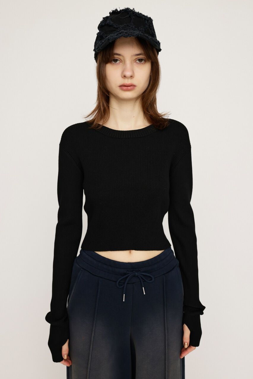 SLY「BASIC RIB トップス」|ニット・セーター|