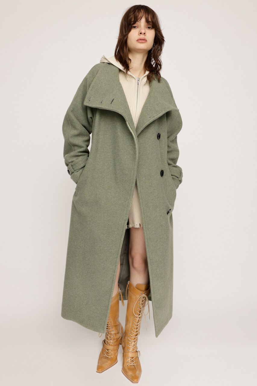 SLY「WIDE STAND NECK LONG コート」|その他|