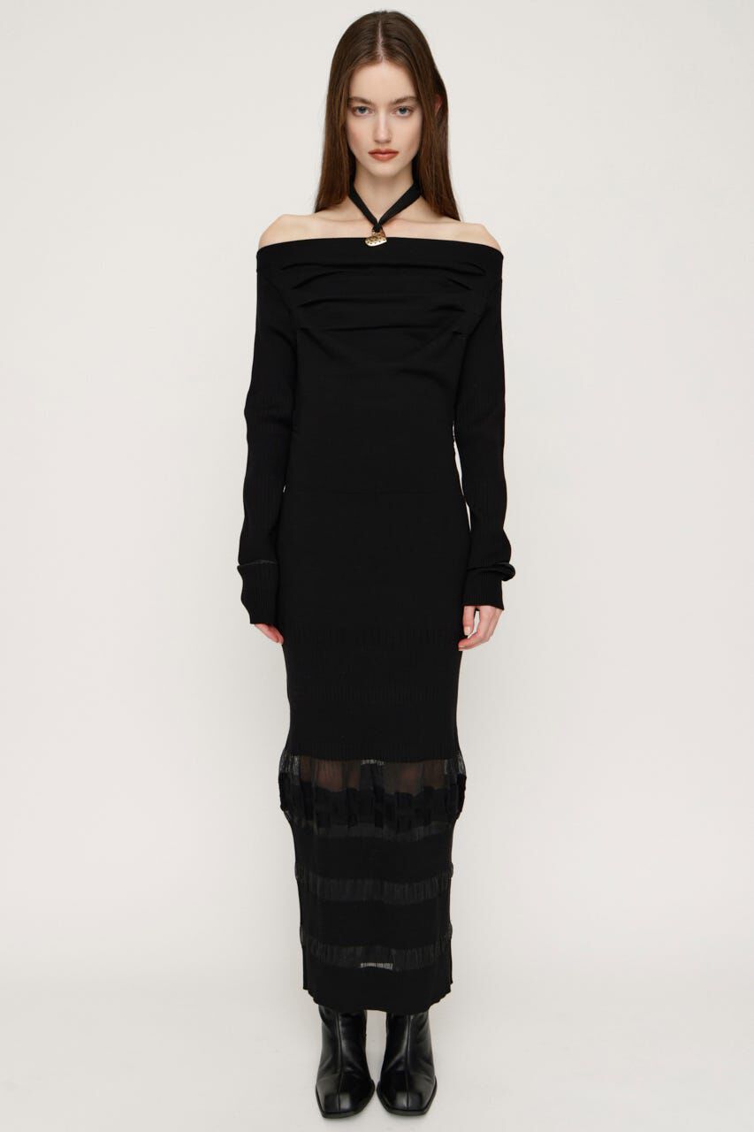 SLY「OFF SHOULDER KNIT ワンピース」|ワンピース|