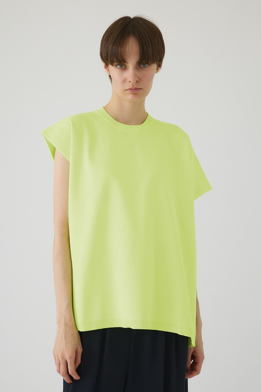 RIM.ARK 「Asymmetry knit tops」|ニット・セーター|L/YEL1