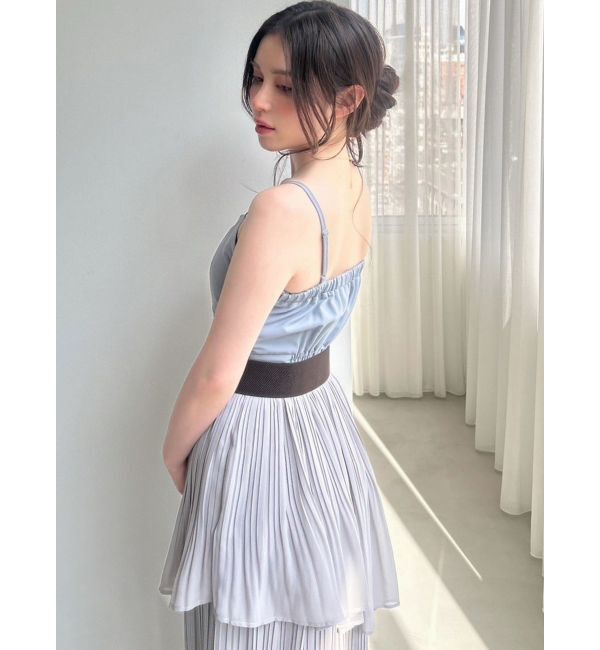 RESEXXY「シフォンプリーツキャミワンピース」|ワンピース|