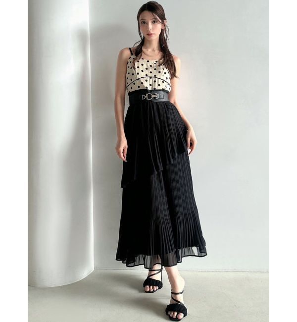 RESEXXY「シフォンプリーツキャミワンピース」|ワンピース|