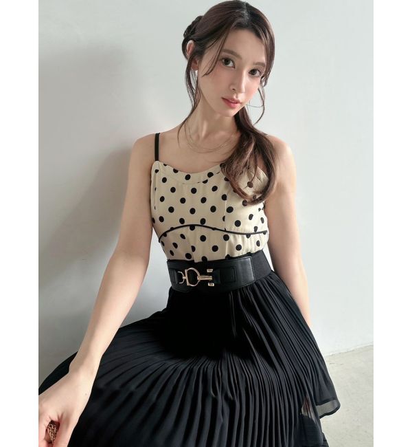 RESEXXY「シフォンプリーツキャミワンピース」|ワンピース|