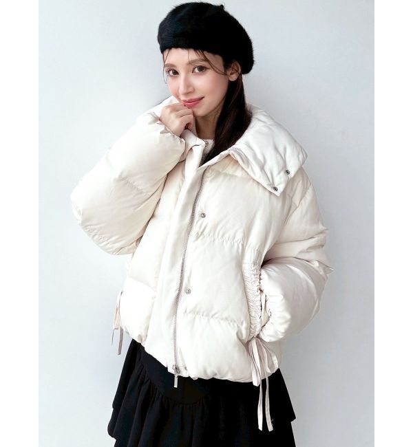 RESEXXY「リボンデザインダウンジャケット」|ダウン|