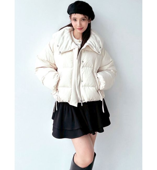RESEXXY「リボンデザインダウンジャケット」|ダウン|