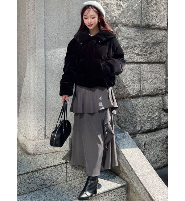 RESEXXY「リボンデザインダウンジャケット」|ダウン|