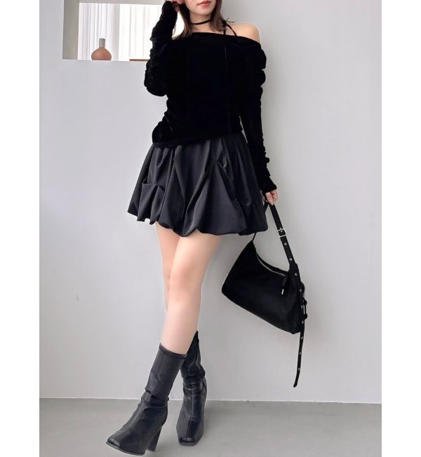 dazzlin「【再販売】バルーンミニスカート」|スカート|