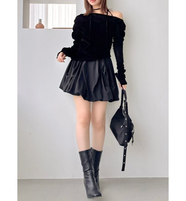 dazzlin「【再販売】バルーンミニスカート」|スカート|