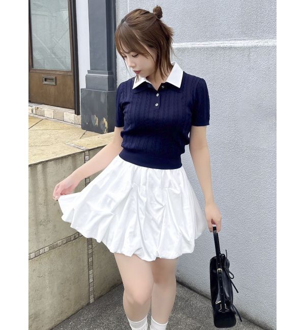 dazzlin「【再販売】バルーンミニスカート」|スカート|