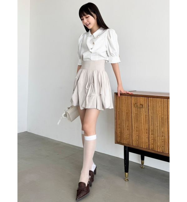 dazzlin「【再販売】バルーンミニスカート」|スカート|