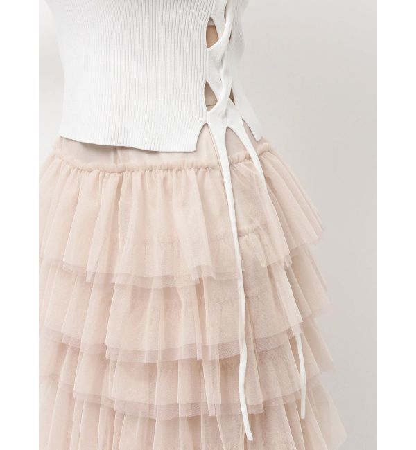 dazzlin「サイドクロスオープンボレロニット」|ニット・セーター|