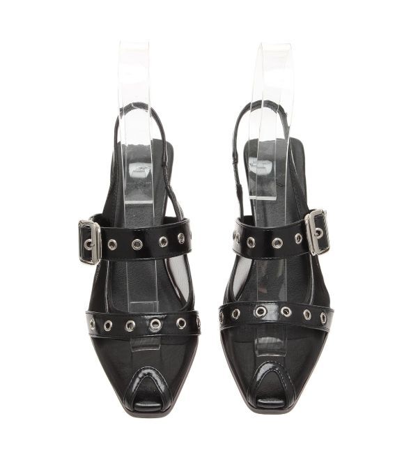 dazzlin「ハトメオープントウパンプス」|パンプス|