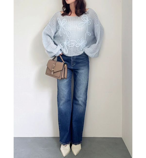 dazzlin「モヘアライクルーズニット」|ニット・セーター|