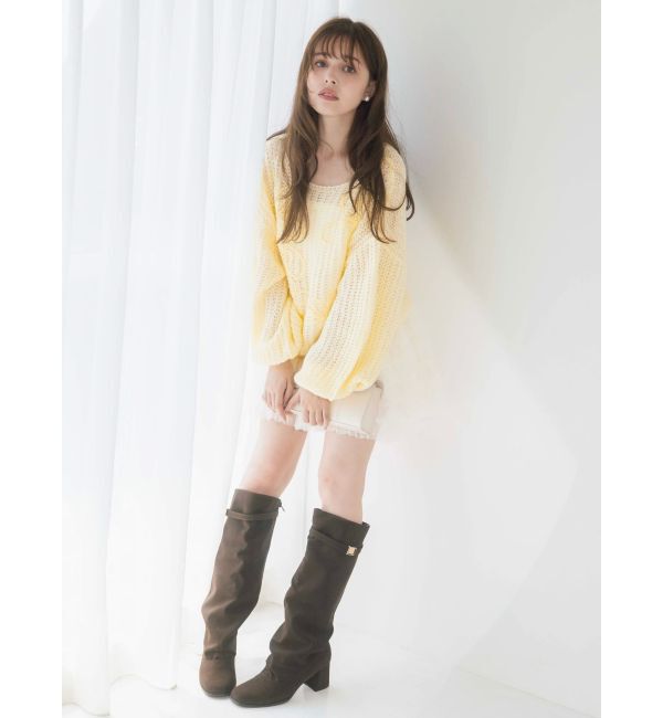 dazzlin「モヘアライクルーズニット」|ニット・セーター|