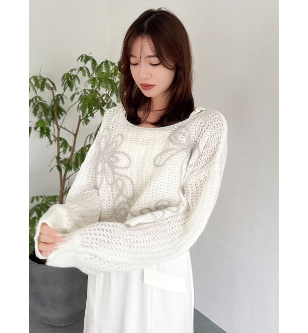 dazzlin「モヘアライクルーズニット」|ニット・セーター|