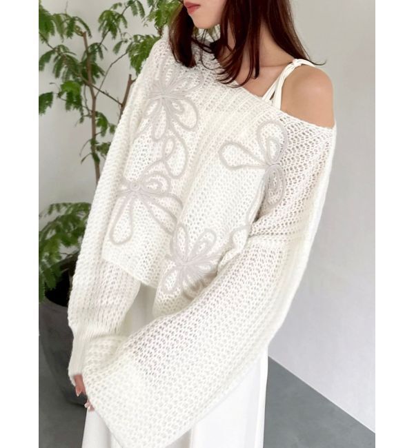 dazzlin「モヘアライクルーズニット」|ニット・セーター|