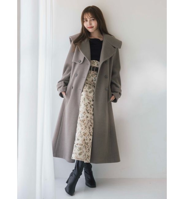 dazzlin「【WEB限定カラーあり】サイドタックベルトフレアスカート」|スカート|