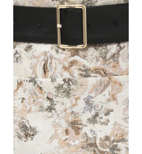 dazzlin「【WEB限定カラーあり】サイドタックベルトフレアスカート」|スカート|