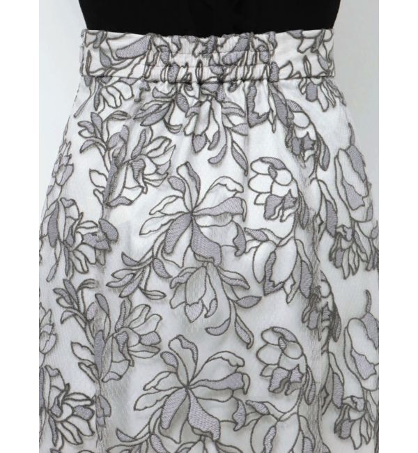 MERCURYDUO「メロンチュールエンブロイダリースカート」|スカート|