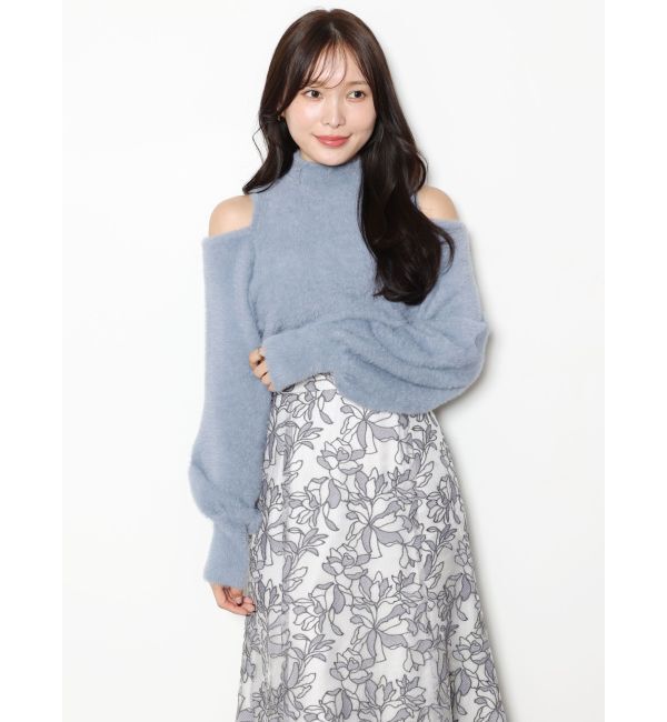 MERCURYDUO「メロンチュールエンブロイダリースカート」|スカート|