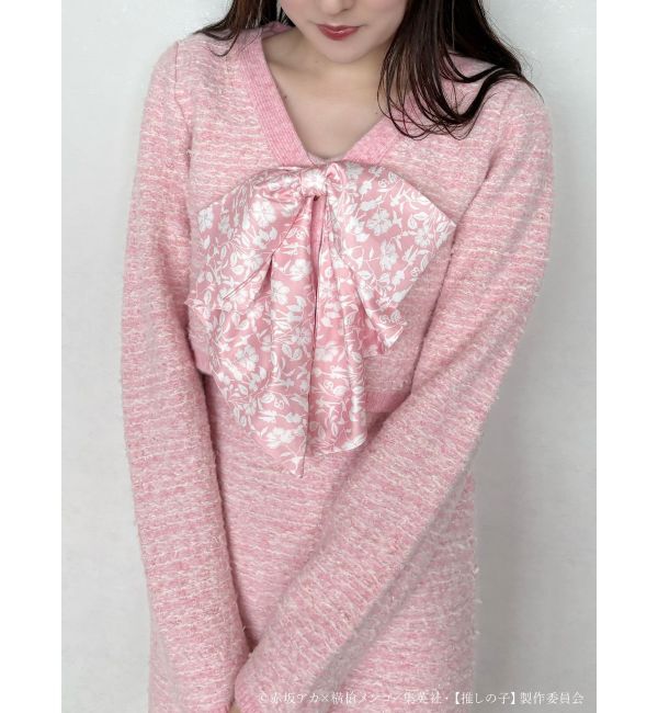 MERCURYDUO「TVアニメ【推しの子】ツイードカーディガンセットミニニットワンピース」|ワンピース|