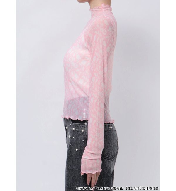 MERCURYDUO「TVアニメ【推しの子】プリントチュールメロートップス」|Tシャツ・カットソー|