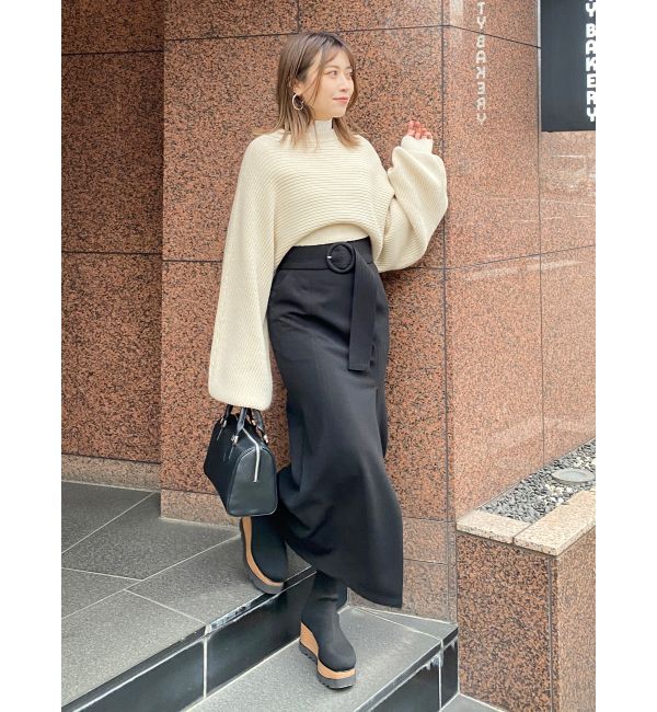 MURUA「ディープスリットペンシルスカート」|スカート|