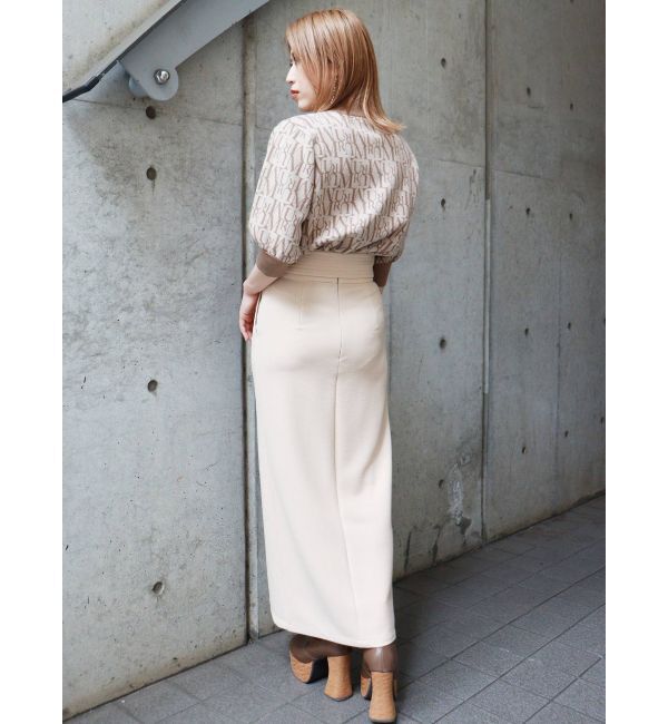MURUA「ディープスリットペンシルスカート」|スカート|