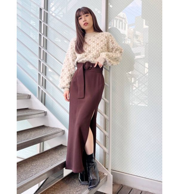 MURUA「ディープスリットペンシルスカート」|スカート|