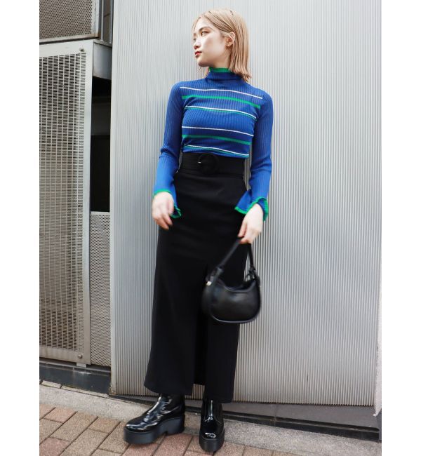 MURUA「ディープスリットペンシルスカート」|スカート|